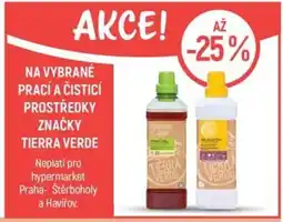 Globus Na vybrané prací a čisticí prostředky značky Tierra verde nabídka