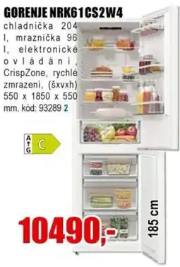 EVA GORENJE NRK61CS2W4 nabídka