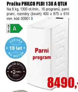 EVA Pračka PHILCO PLDI 138 A QTLN nabídka
