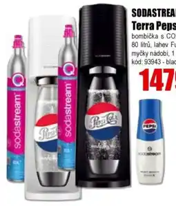 EVA SODASTREAM výrobník sody Terra Pepsi MegaPack nabídka