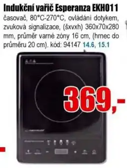 EVA Indukční vařič Esperanza EKH011 nabídka
