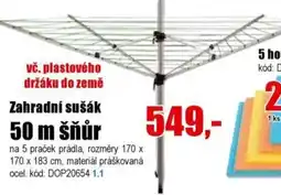 EVA Zahradní sušák 50 m šňůr nabídka