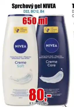 EVA Sprchový gel Nivea nabídka