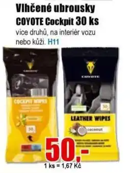 EVA Vlhčené ubrousky COYOTE Cockpit nabídka