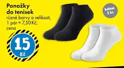 TEDi Ponožky do tenisek nabídka