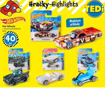 TEDi Hot Wheels nabídka