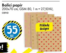 TEDi Balící papír nabídka