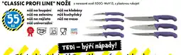 TEDi Classic profi line" nože nabídka