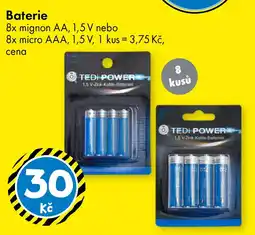 TEDi Baterie nabídka