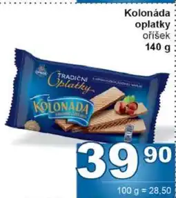 Jip Kolonáda oplatky oříšek nabídka