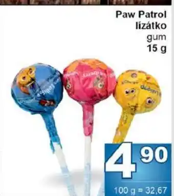 Paw Patrol lízátko