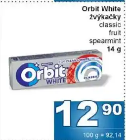 Jip Orbit white žvýkačky nabídka