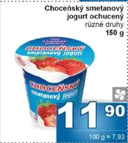 Jip Choceňský smetanový jogurt ochucený nabídka