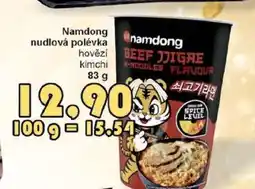 Jip Namdong nudlová polévka nabídka