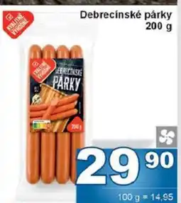 Jip Debrecínské párky nabídka