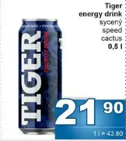 Jip Tiger Energy drink nabídka