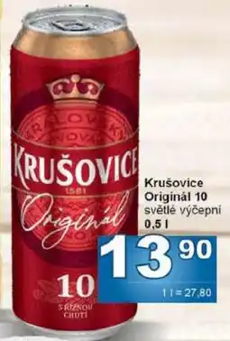 Jip Krušovice Originál 10 nabídka