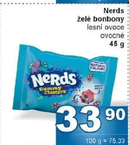 Jip Nerds želé bonbony nabídka