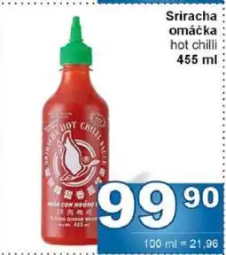 Jip SRIRACHA Omáčka nabídka