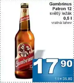 Jip Gambrinus Patron 12 nabídka