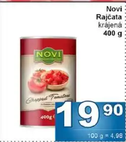 Jip Novi Rajčata krájená nabídka