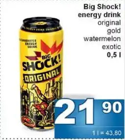 Jip Big Shock energy drink nabídka