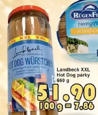 Landbeck XXL Hot Dog párky