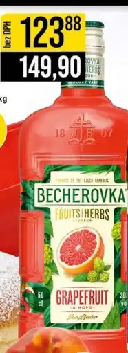 Jip Becherovka Grapefruit nabídka