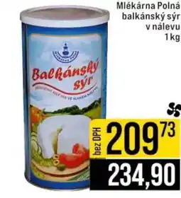 Jip Mlékárna Polná Balkánský sýr v nálevu nabídka