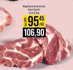 Jip Vepřová krkovice bez kosti cca 2 kg nabídka