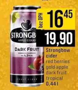 Jip Strongbow cider nabídka