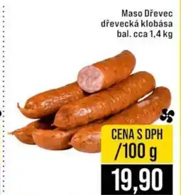 Jip Maso Dřevěc dřevěcká klobása nabídka