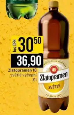 Jip Zlatopramen 10 světlé výčepní nabídka