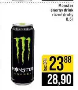 Jip Monster Energy drink nabídka