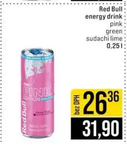 Jip Red Bull energy drink nabídka