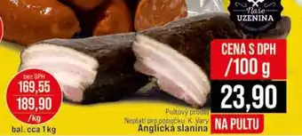 Jip Anglická slanina nabídka