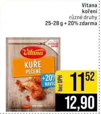 Jip Vitana koření nabídka