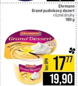 Jip Ehrmann Grand pudinkový dezert nabídka