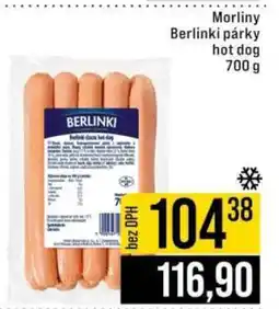 Jip Morliny Berlínki párky hot dog 700 g nabídka