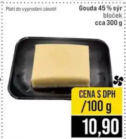 Jip Gouda 45 % sýr bloček cca 300 g nabídka