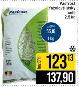 Jip Pasfrost fazolové lusky celé 2,5 kg nabídka