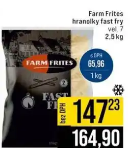Jip Farm Frites hranolky fast fry nabídka