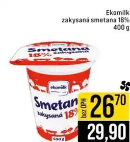 Jip Ekomilk zakysaná smetana 18 % nabídka