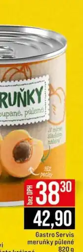 Jip Gastro servis meruňky půlené nabídka