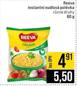 Jip Reeva instantní nudlová polévka nabídka