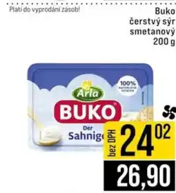Jip Buko čerstvý sýr smetanový nabídka
