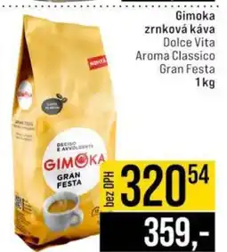 Jip Gimoka zrnková káva nabídka