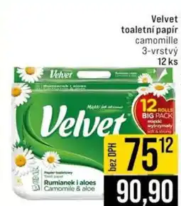 Jip Velvet toaletní papír camomille nabídka