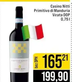 Jip Casino Nitti Primitivo di Manduria Virata DOP nabídka