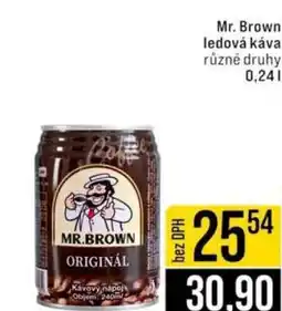Jip Mr. Brown ledová káva nabídka